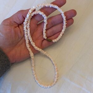 Pink Puka Shell Beaded Necklace
